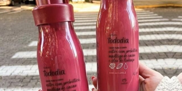 Kit Creme Nutritivo Para o Corpo Tododia Cereja e Avelã