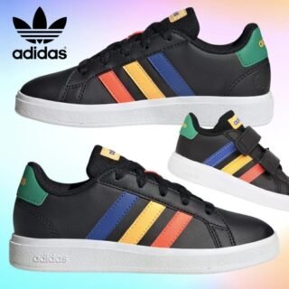 Tênis Infantil Adidas Grand Court Lifestyle Lace-Up ou Hook and Loop