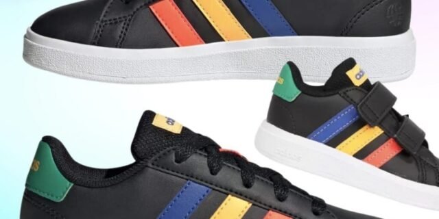 Tênis Infantil Adidas Grand Court Lifestyle Lace-Up ou Hook and Loop