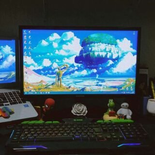 Samsung Monitor 21,5 S22F350Fhl Preto Brilhante