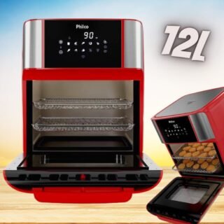 Fritadeira Air Fryer Oven Philco PFR2250V 2 em 1 12L 1800W 110V