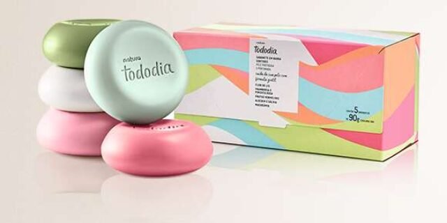 Sabonete em Barra Puro Vegetal Sortidos Tododia – 5 x 90g