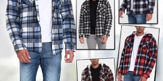 Jaqueta Xadrez Black River Com Capuz Masculina