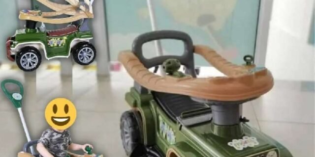 Carrinho com Chassis Jip Jip Militar, Maral