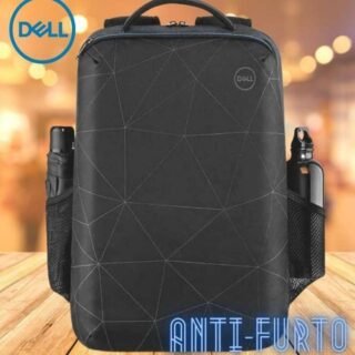 Mochila Essential 15.6″, Anti-Furto e Resistente a Água, Dell, Preta