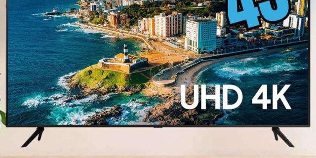 Smart TV Crystal 43″ 4K UHD Samsung CU7700