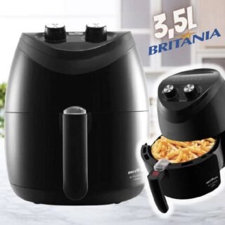 Fritadeira Elétrica sem Óleo/Air Fryer Britânia – BFR25P Preta 3,5L com Timer