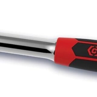 Crescent Chave catraca de 9,5 mm com 72 dentes, liberação rápida, material duplo, 26 cm – CRW7