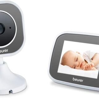 Monitor de vídeo para bebês, BEURER, Monitor de vídeo para bebês Branco