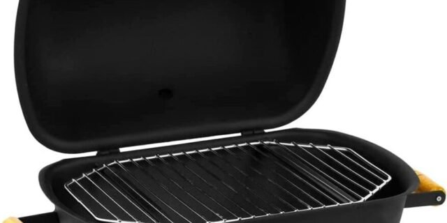 Churrasqueira Portátil Móvel Pro Tork Texas Usa Grill Mini Bafo Camping + Grelha