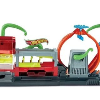 Lava-Rápido Ataque Extremo, Hot Wheels City, Mattel, Multicor