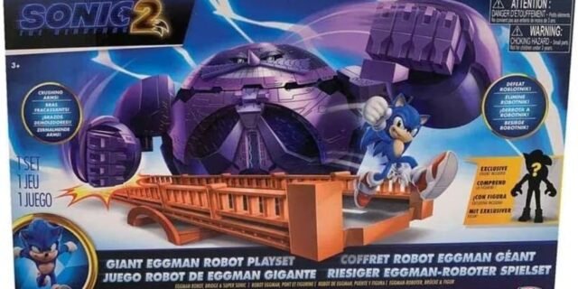 Playset Battle com figura, Sonic, Candide, Multicor