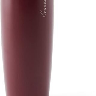 Rabbit Copo de aço inoxidável de parede dupla, 1 unidade (pacote com 1), Merlot