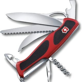 Canivete Victorinox Ranger Grip 57 Hunter, Vermelho, 12 funções