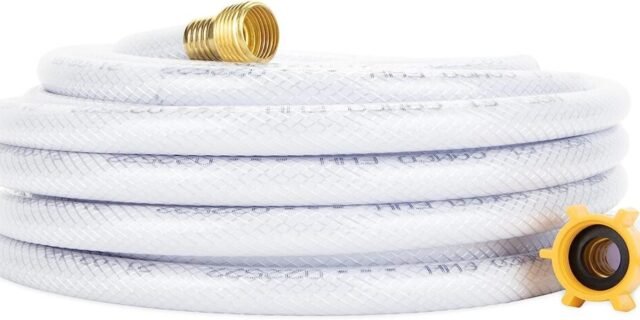 Mangueira de água potável Camco TastePURE de 15 metros – sem chumbo e BPA (22753)