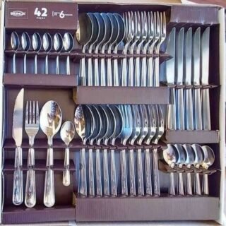 Faqueiro Módena, 42 peças, Aço Inox, Brinox