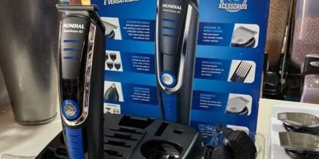 Aparador de Pelos Mondial Super Groom 10 em 1 – 1 Velocidade com Acessórios