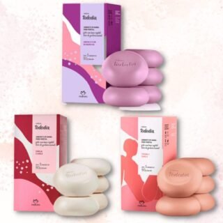 Conjunto de Sabonetes em Barra Puro Vegetal Tododia