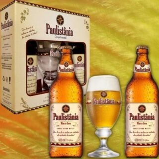 Kit Paulistania – 2 gfas 600 ml Marco Zero + 1 Copo 300 ml Paulistânia 600Ml