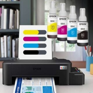 Impressora Epson Ecotank L121 – Tanque de Tinta Colorida, Cabo USB, Bivolt