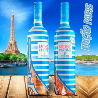 Rose Piscine Stripes Vinho Francês Edição Paris 750ml
