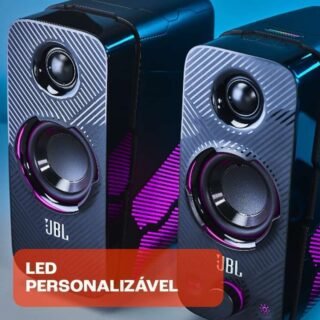 JBL, Caixa de Som Gamer, Quantum Duo 20W – Preta