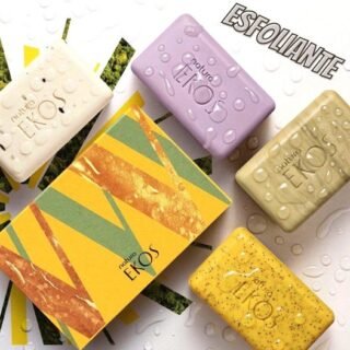 Sabonete em Barra Puro Vegetal Ekos Cremoso e Esfoliante – 4 un. de 100 g cada