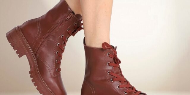 Bota Coturno Couro Bottero Tratorada Feminina