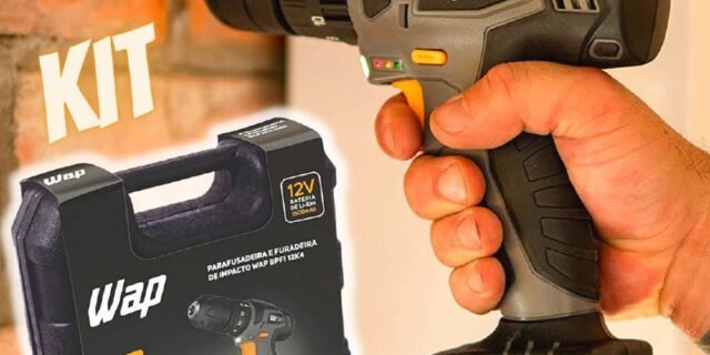 WAP Parafusadeira E Furadeira Com Impacto Bpfi 12K4 A Bateria Li-Íon De 12V