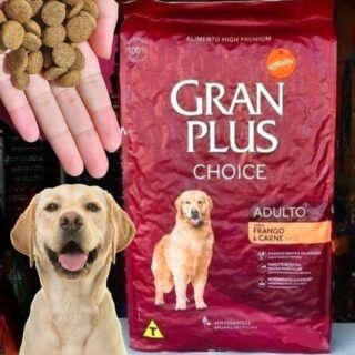 Ração GranPlus Choice Frango e Carne Cães Adultos 10,1 kg
