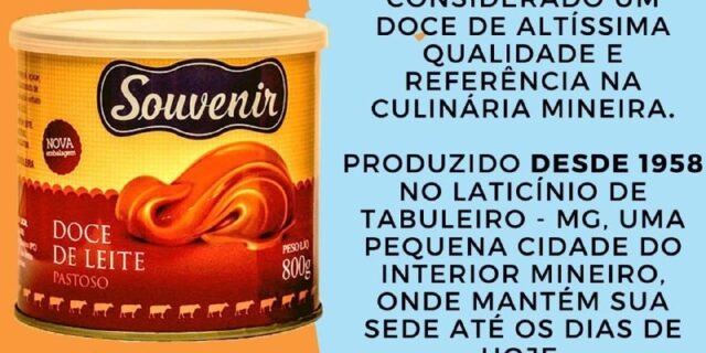 Doce de Leite Pastoso – Souvenir – 800Gr