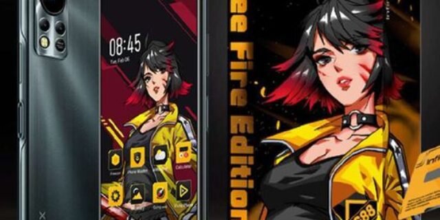 Smartphone Infinix Free Fire Limited Edition, 128GB, 6GB RAM