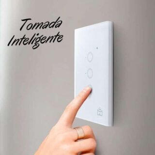 Smart Interruptor Wi-Fi Positivo Casa Inteligente, 3 Módulos, Touch