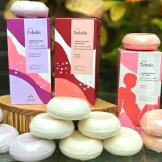 Conjunto de Sabonetes em Barra Puro Vegetal Tododia
