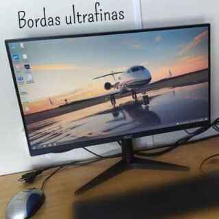 Monitor AOC 21.5″ VGA e HDMI e painel VA