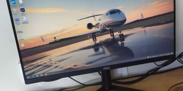 Monitor AOC 21.5″ VGA e HDMI e painel VA