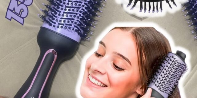 Escova Secadora Oval Multi EB111 1350W Lilás – Bivolt