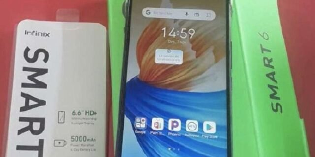 Smartphone Infinix Smart 6 Preto 64GB, 2GB de RAM