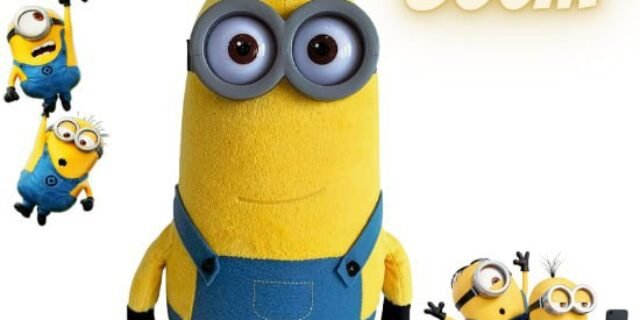 Pelúcia Minions Kevin Médio – 35cm – Fun Divirta-se