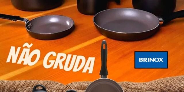 Jogo de Panelas 6 Peças Ceramic Life Smart Plus Brinox