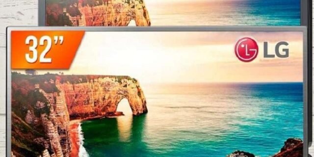 TV LED 32″ LG 32LT330HBSB Não Smart, 2 HDMI, 1 USB, Pro Conversor Digital