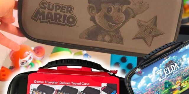 Estojo de viagem protetor de luxo com suporte de visualização ajustável