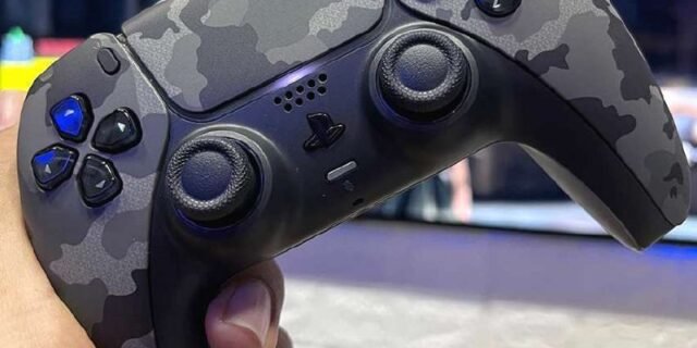 Controle sem fio DualSense™ Gray Camouflage