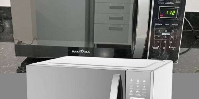 Micro-ondas Britânia BMO29EB Multifunções 28 Litros 1400W só 220v