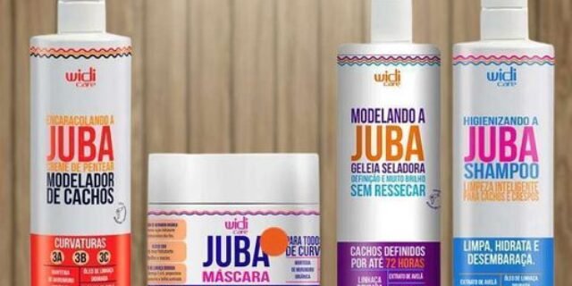 Widi Care Juba Kit – Leave-In + Máscara + Geléia + Shampoo