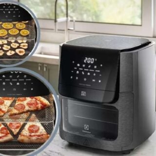 Fritadeira Elétrica sem oleo Forno Oven Airfryer 12L digital 1700W Electrolux Grafite 127v por Rita Lobo