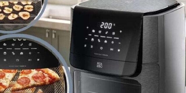 Fritadeira Elétrica sem oleo Forno Oven Airfryer 12L digital 1700W Electrolux Grafite 127v por Rita Lobo