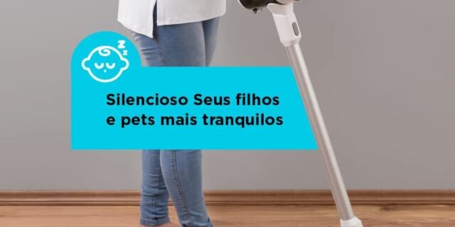 BLACK+DECKER Aspirador 2 em 1 Vertical e Portátil com Bateria 24V Mais liberdade e mobilidade AV240-BR, CINZA