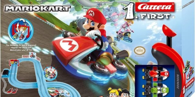 PISTA ELETRICA NINTENDO MARIO KART 2,9 METROS 1/50