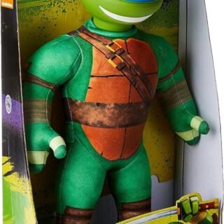 Boneco Fantoche Tartaruga Ninja Leonardo Sulamericana Fantasias Verde Único